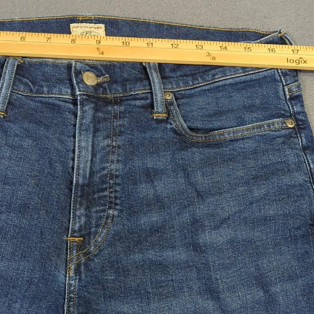 J. Crew Jeans Men's 33x32 Blue 1040 Athletic Tapered Fit Stretch Denim